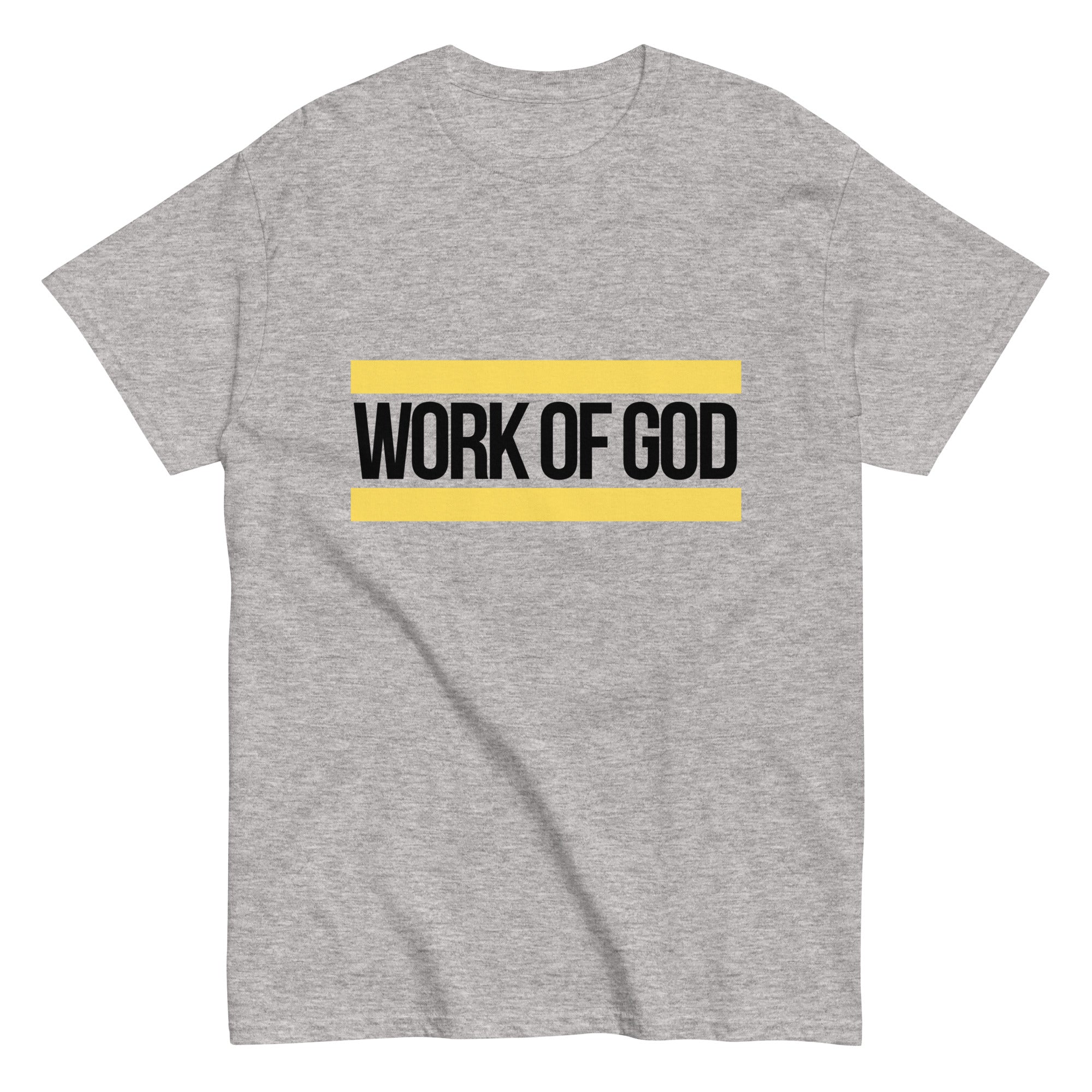 Work of God Yellow & Black (tee)