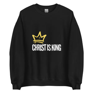 Christ is King (Crewneck)-Yellow & White