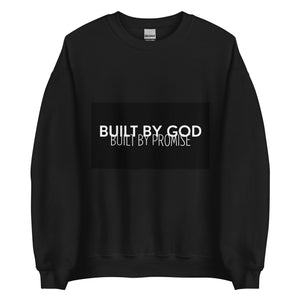 Built By God, Built By Promise Crewneck(Black&White)