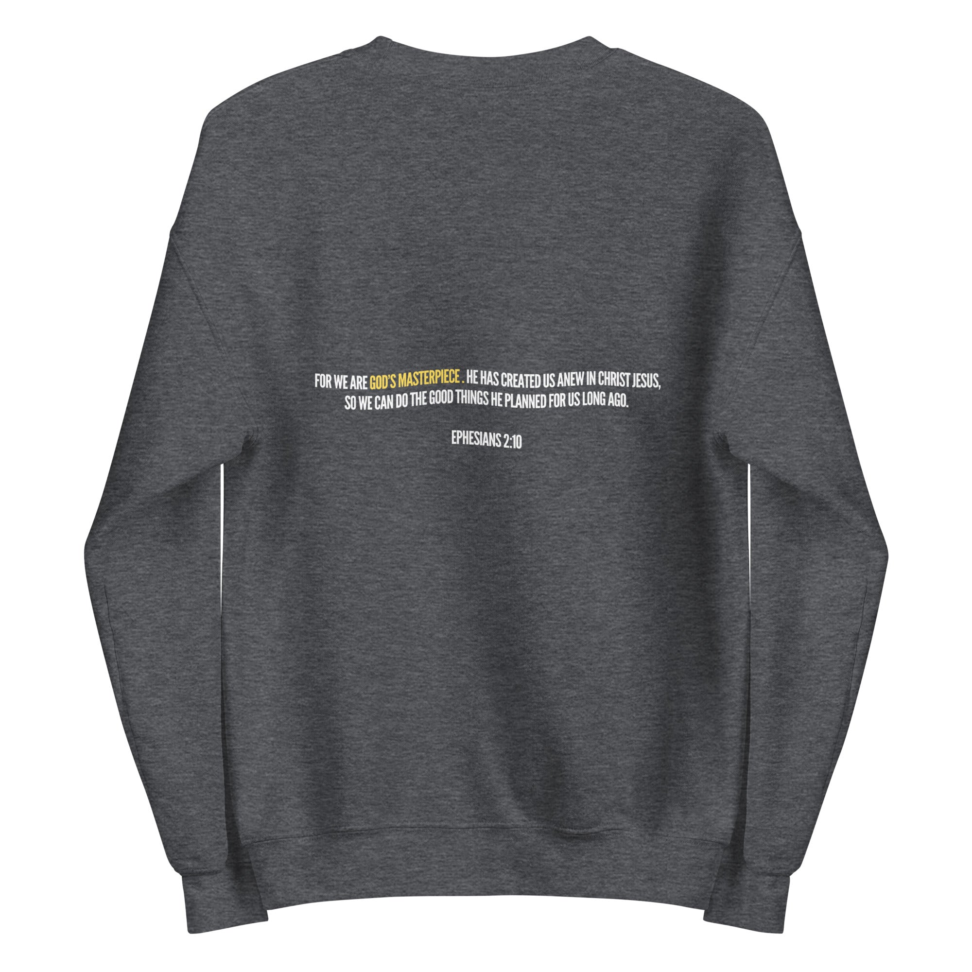 Christ is King (Crewneck)-Yellow & White