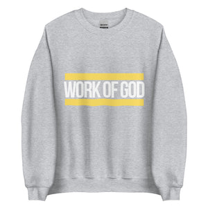 Christ is King (Crewneck)-Yellow & White