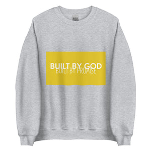 Built By God, Built By Promise Crewneck(Yellow&White)