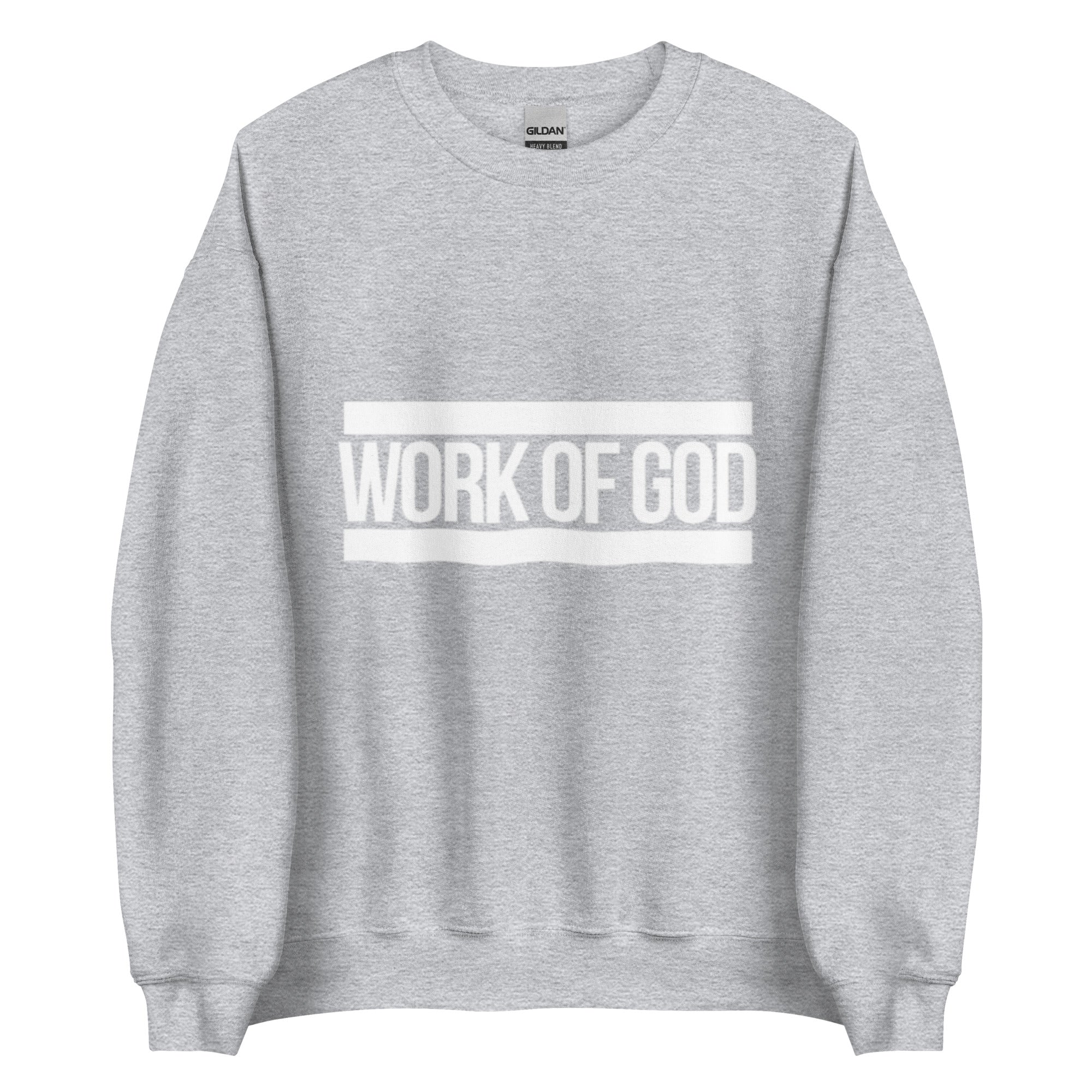 Work of God (Crewneck)-White